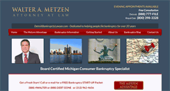 Desktop Screenshot of detroitbankruptcylawyer.com