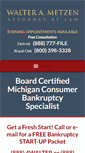 Mobile Screenshot of detroitbankruptcylawyer.com